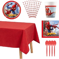 Kit para festa do Spiderman - 8 pessoas