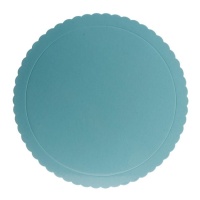 Base para bolos 20 x 20 x 0,3 cm contorno ondulado - 1 peça