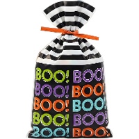 Saco de doces Mini BOO Halloween 9,5 x 15 cm - Wilton - 20 unid.