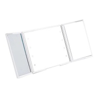 Espelho de aumento de bolso LED 11,5 x 9,5 cm