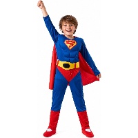 Fato de Super-Homem com capa para criança