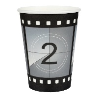 Copos de cinema de 270 ml - 10 unidades