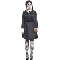 Roupa de colegial sinistra para mulher