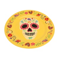 Prato de Caveira Mexicana de 33 cm