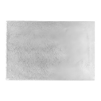 Base para bolo prateada de 40 x 30 x 1,2 cm