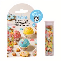 Sprinkles de flores mini de 1 g - Decora