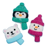 Marshmallows de animais de Natal de 180 g - PME - 12 unidades