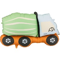 Balão em forma de caminhão betoneira 81 x 48 cm