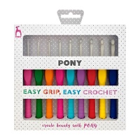 Conjunto de agulhas de crochê de 2 a 6 mm - Pony - 9 unidades