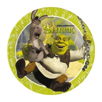 Pratos do Shrek 23 cm - 8 unidades