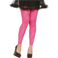 Leggings de renda néon