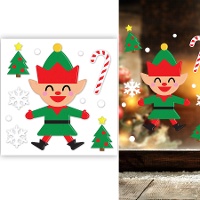 Decoração adesiva de gel de Elfo