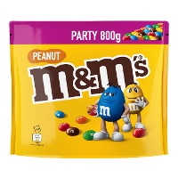 m&m amendoins cobertos de chocolate ao leite de 800 g - m&m Peanut