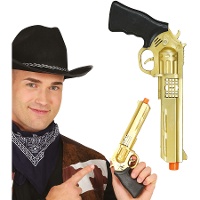 Pistola Dourada de 27 cm