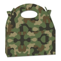 Caixa de Cartão Camuflagem Militar - 12 pcs.