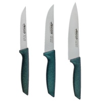 Conjunto de 3 facas de cozinha de cor azul metálico agradável - Arcos