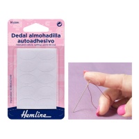 Almofada de dedal autocolante - Hemline - 30 peças.