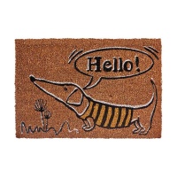 Tapete com cão Hello - Giftdecor