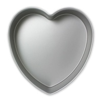 Molde coração de alumínio 32 x 5 cm - PME