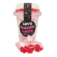 Copo de corações Love Mallow Love de 130 g - 1 unidade