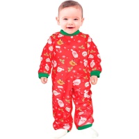 Pijama de Natal vermelho para bebé