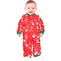 Pijama de Natal vermelho para bebé