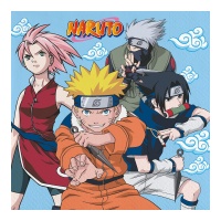 Guardanapos de Naruto de 16,5 cm - 20 unidades