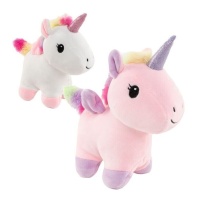 Peluche unicórnio 30 cm - 1 peça