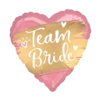 Balão coração de cetim 45cm Team Bride - Anagrama