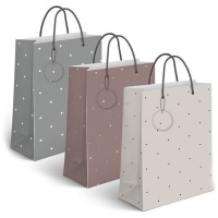 Saco de oferta 23 x 18 x 10 cm em papel Basics - 1 unid.