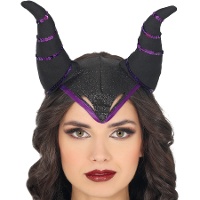 Diadema de Chifres Maléfica Malvada