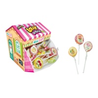 Chupa chupas redondos Lolly Desen fruit mix de 8 gr - embalagem individual - 120 unidades