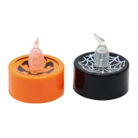 Vela led laranja ou preta - 1 peça