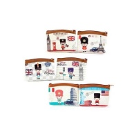 Porta-moedas sortido estilo britânico - 1 peça
