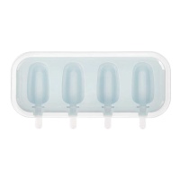 Molde de silicone para picolés - 4 cavidades