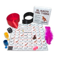 O jogo de tabuleiro do salto do tigre