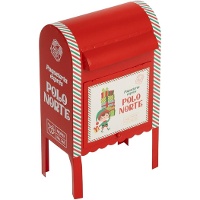 Caixa de correio Real para cartas aos elfos, 30 x 18 x 12 cm