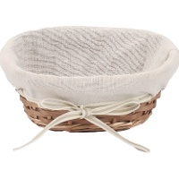 Cesta rústica oval 22 x 15 x 9 cm