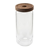Frasco de vidro de 1 L com tampa