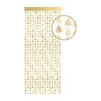Cortina decorativa para árvore de Natal 1,00 x 2,00 m - 1 unidade