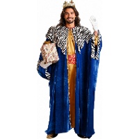 Fato de Mago Melchior dos Sábios para homem