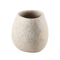 Suporte para escova de dentes em imitação de pedra - 1 unid.