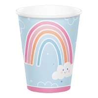 Copos Rainbow Cloud 250 ml - 8 unid.