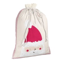 Saco para prendas do Pai Natal 75 x 50 cm