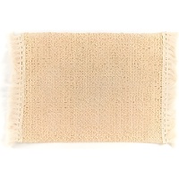 Individual 45 x 30 cm franjas naturais