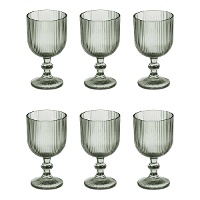 Copo de 370 ml listrado verticalmente - 6 unidades