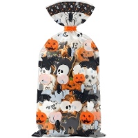 Saco para doces de Halloween 24,1 x 10,1 cm - Wilton - 20 unid.