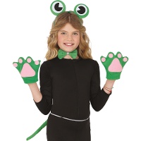 Conjunto de rã verde - 4 peças