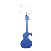 Abridor de porta-chaves em forma de guitarra - 1 unid.