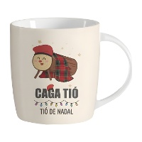 Caneca de 350 ml do Tió de Nadal